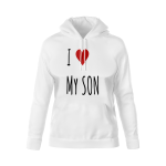 Ženski hoodie I LOVE