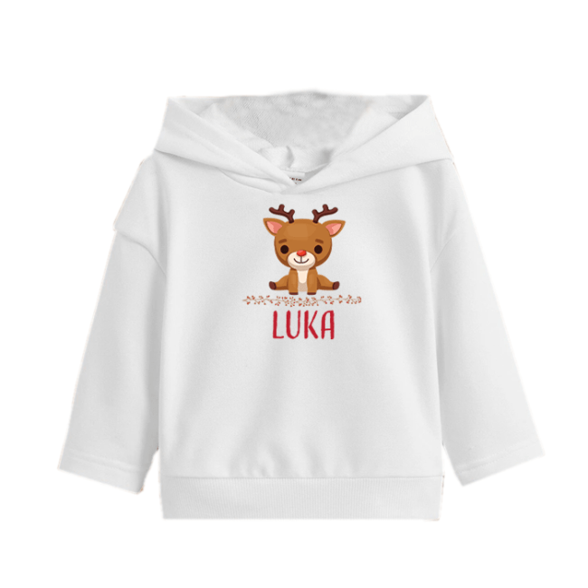 Hoodie Fantek BOŽIČNI JELENČKI