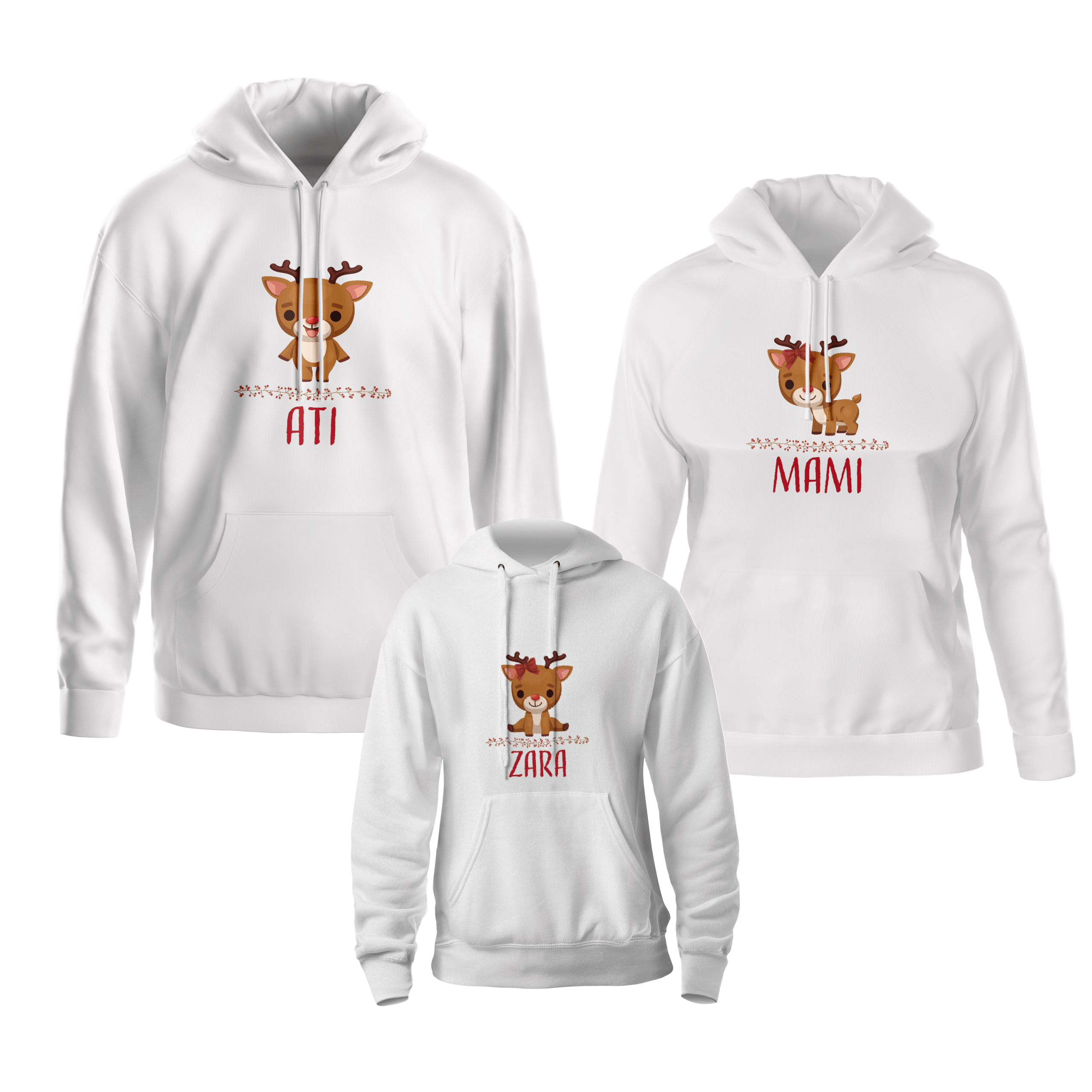 Komplet hoodie BOŽIČNI JELENČKI