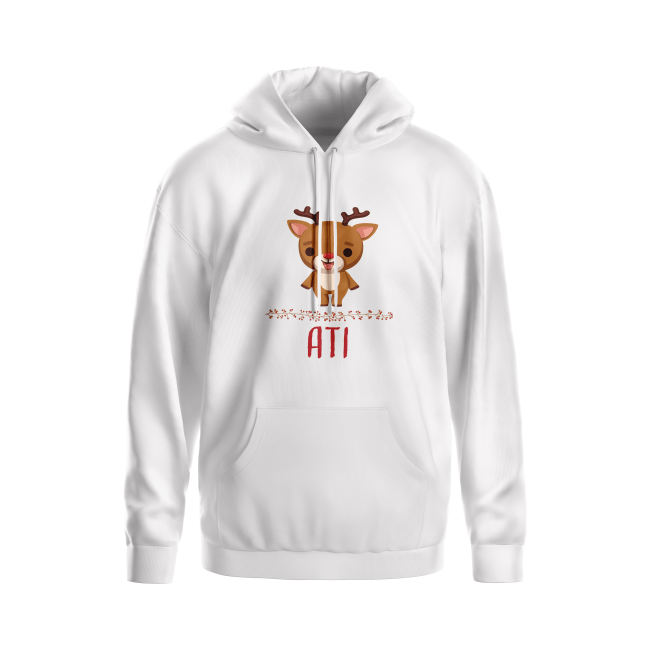 Moški hoodie BOŽIČNI JELENČKI
