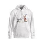Moški hoodie VESEL BOŽIČ JELENČEK