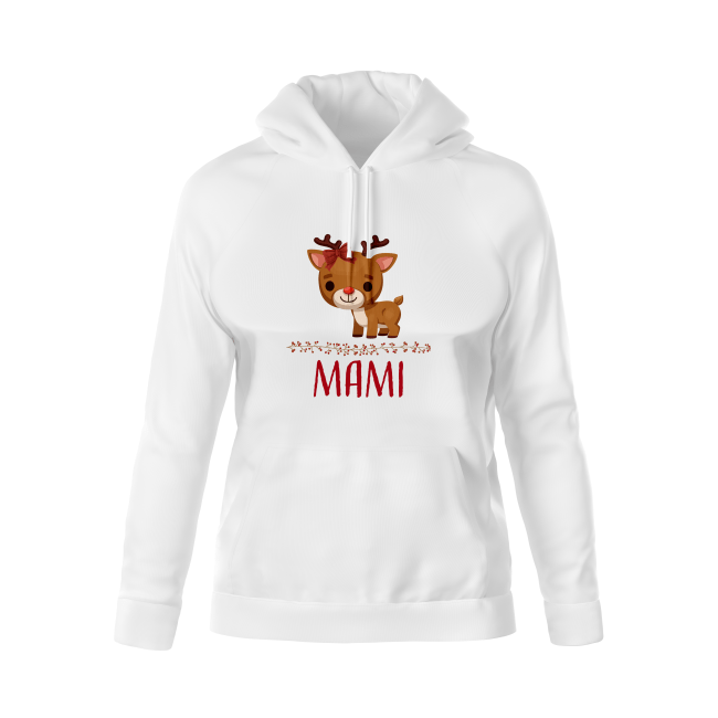 Ženski hoodie BOŽIČNI JELENČKI