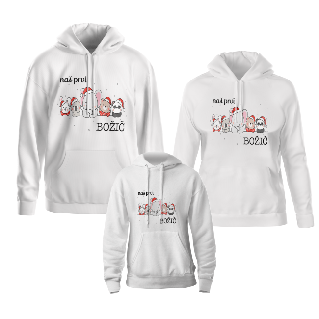 Komplet hoodie ŽIVALSKA DRUŽINA