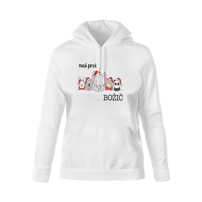 Ženski hoodie ŽIVALSKA DRUŽINA