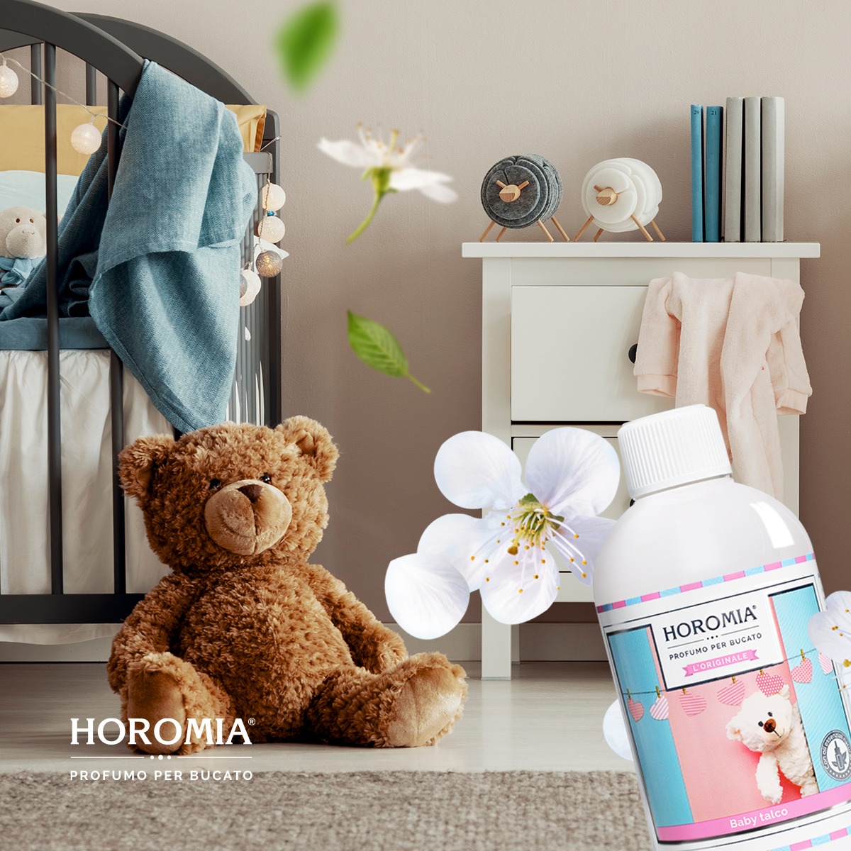 Parfum za pranje perila BABY TALCO (OTROŠKI DOTIK) Horomia - slika 3