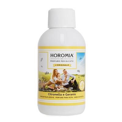 Parfum za pranje perila CITRONELLA E GERANIO (LIMONSKA TRAVA IN GERANIJA) Horomia